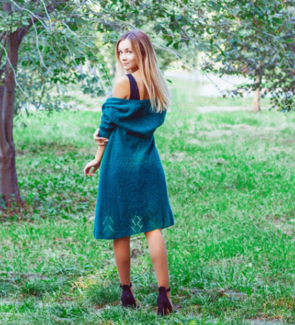 Кардиган 'Невесомость' (chetvergova.elena)