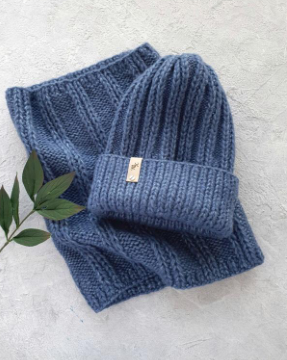 Шапка и снуд Ili ili set (Вера Павлюк)