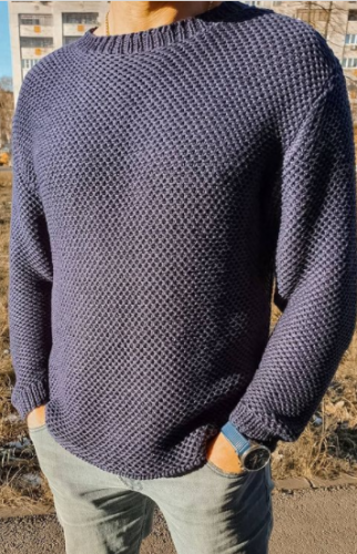 Свитер 'Кольчуга' (tanyamishanina)