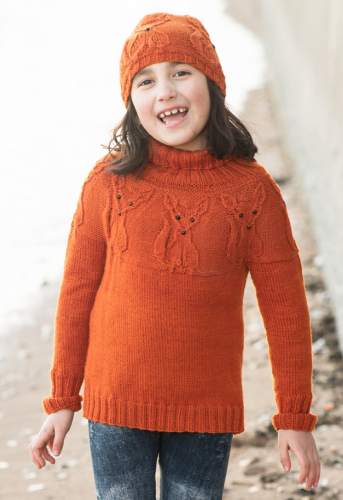 [Домоседка] Вязаный свитер FoxHappiness (Гейл Цукер)