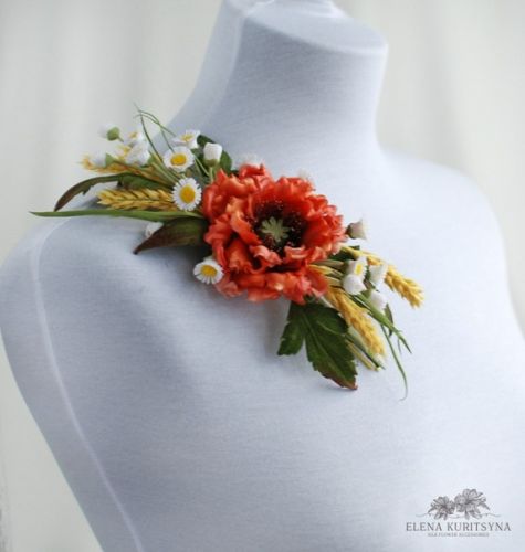 [Шелковая флористика] Видео мастер-класс Композиция 'Жаркое лето' (Елена Курицына)