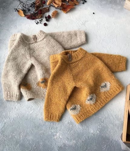 [Вязание] Детский джемпер Dolli_sweater (krupnovaelena)
