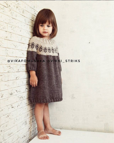 [Вязание] Мастер-класс платье «Little Acorn Dress» (vikki_strikks)
