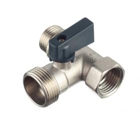Кран шар 1/2"х1/2"х3/4" гшш ,трехпроходной  LEMEN