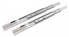 Купить Шариковые направляющие 350 мм плавное закрывание Boyard DB4512Zn/350 оптом и в розницу