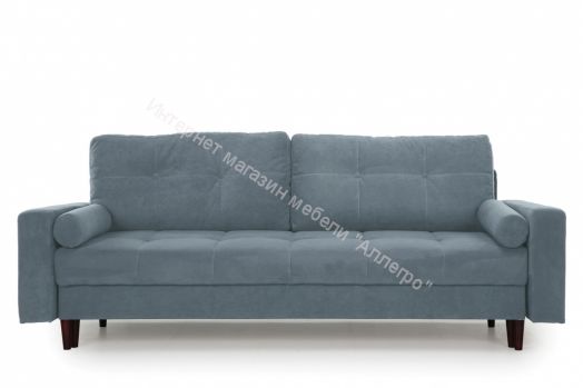 Диван-кровать Лоретт (Galaxy 14, 16, 21 (велюр) синий, бежевый, серый)
