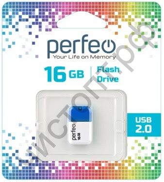 флэш-карта Perfeo 16GB M04 Blue синий