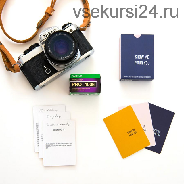 [ShowmeYourYou] Prompt Cards for Portrait Photographers. Карточки по психолог. позингу, на русском