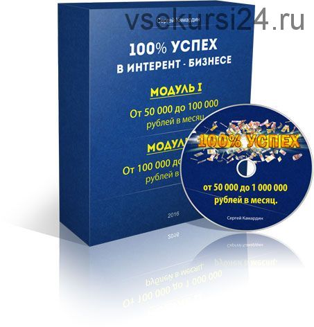 100% успех в интернет-бизнесе (Сергей Камардин)