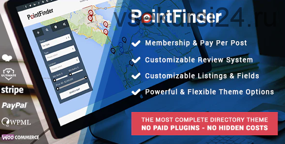 [themeforest] Point Finder v1.6.4 - Versatile Directory and Real Estate