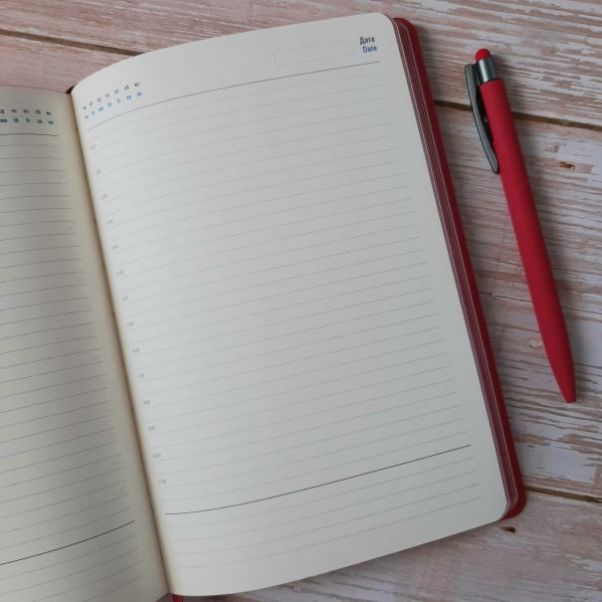 Ежедневник Pulpy красный