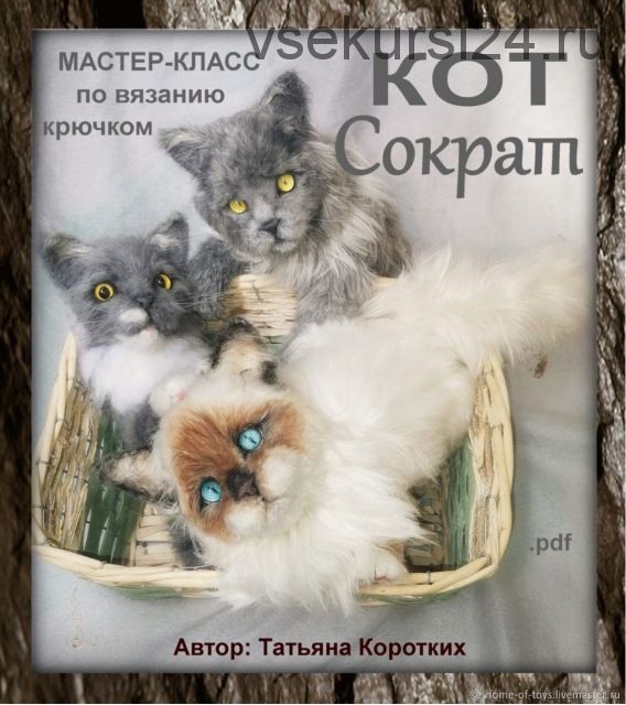 [Игрушки] Мастер-класс Кот Сократ (Татьяна Коротких)