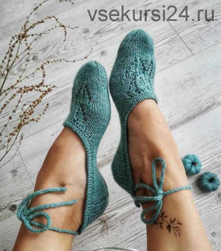 Ажурные следки «Puanty socks» (by_ignatova.knit)