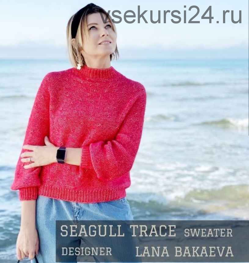 [Вязание] Свитер «Seagull trace» (Лана Бакаева)