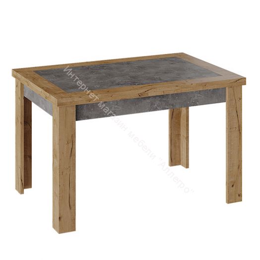 Стол раздвижной «Хьюстон» тип 4 (Дуб Вотан/Моод Темный)