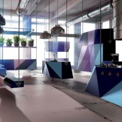 Купить ЛДСП королевский синий 0125 Кроношпан 2800*2070 оптом и в розницу с распилом