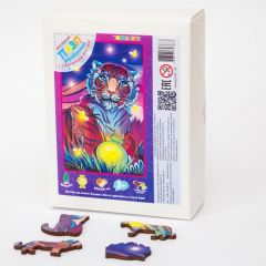 Деревянный пазл Тигренок от Yoshatoys