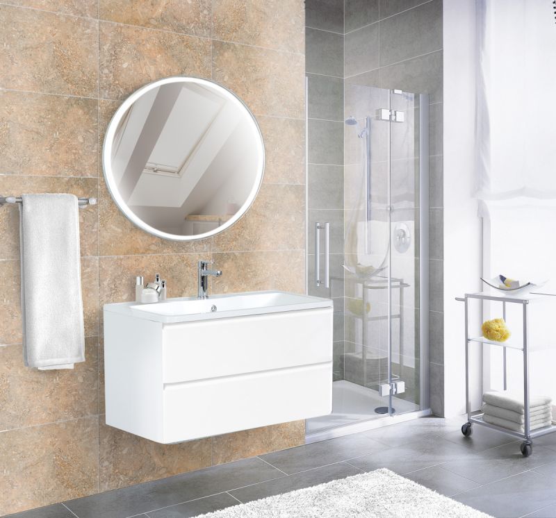 Тумба под раковину подвесная BelBagno ACQUA-1000-2C-SO-BL Bianco Lucido