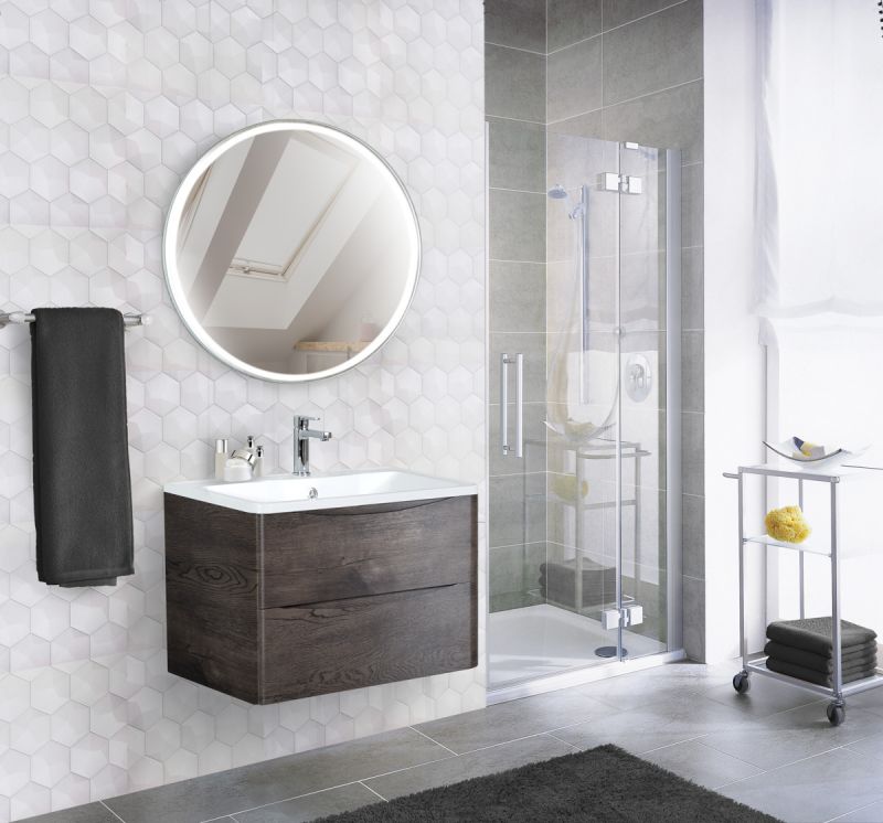 Тумба под раковину подвесная BelBagno ACQUA-900-2C-SO-RNG Rovere Nature Grigio