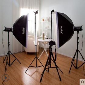 Комплект студийного импульсного света Godox SK400 (2 вспышки)