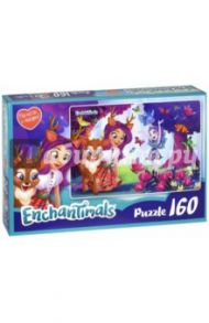 Enchantimals. Пазл "Даниэсса и Пэттер" (160 элементов, + магнитик) (03544)