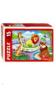 MAXI Puzzle-15 "Любимый зоопарк" (ПУ15-4592)