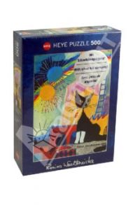 Puzzle-500 "Котенок под радугой" (29627)