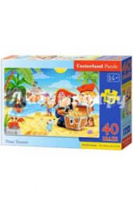 Puzzle-40 MAXI "Пиратские сокровища" (В-040148)