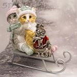 Брошь "Новый год с веселой компанией" (США)