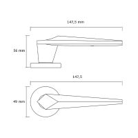 Ручка Enrico Cassina Leontia C00998 схема