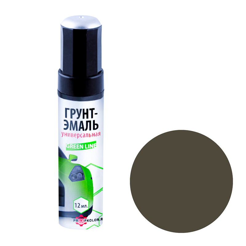 Profkolor Краска "Реставрационный карандаш" RAL 7013, название цвета "Braungrau (коричнево-серый)", объем 12 мл.