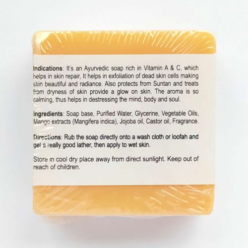 Мыло аюрведическое Манго | 125 г | Karmeshu