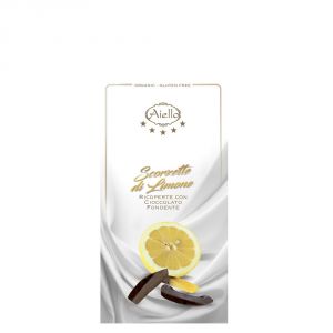Цукаты из цедры Лимона био в тёмном шоколаде Aiello Bio Scorzette di Limone 90 г - Италия