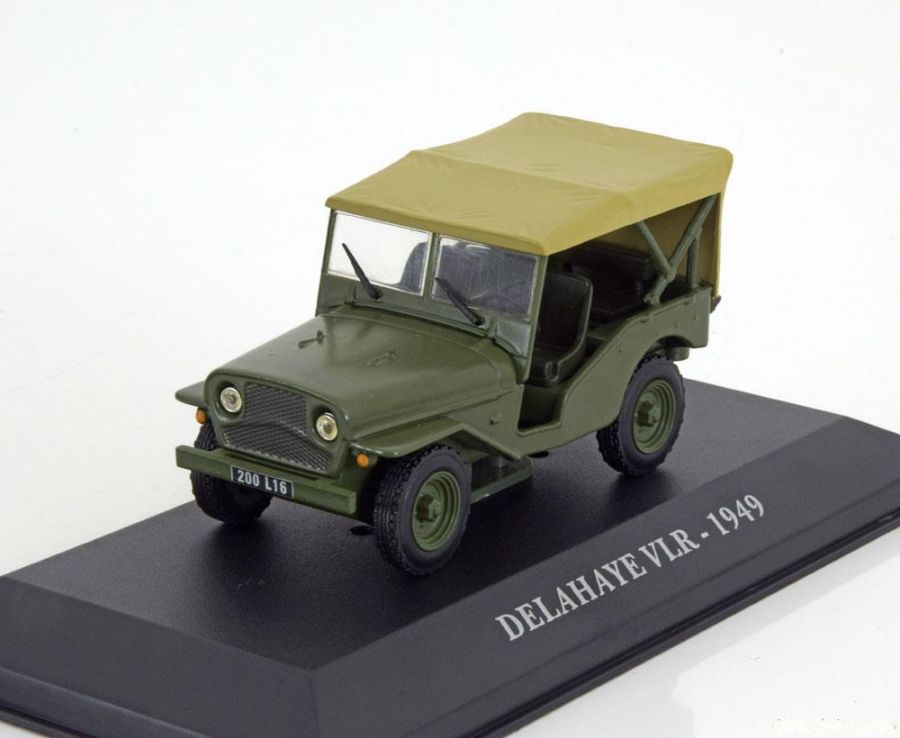 Французский военный внедорожник Delahaye VLR 1949 в масштабе 1/43 (IXO-Cobra)