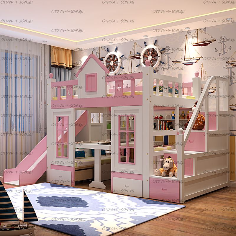 Кровать двухъярусная Принцесса №IR18