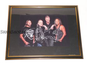 Автографы: Metallica. Д.Хэтфилд, Л.Ульрих, К.Хэмметт, Р.Трухильо