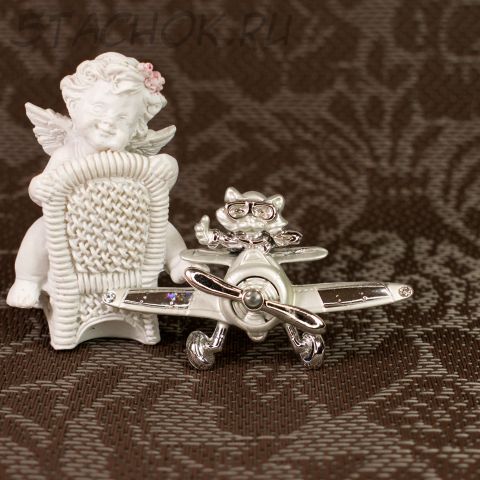 Брошь Котик-летчик" (AJC США)