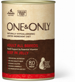 ONE & ONLY Консервы для собак Beef (говядина) 400 г.