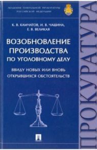 Возобновление производства по уголовному делу ввиду новых или вновь открывшихся обстоятельств / Камчатов Кирилл Викторович, Чащина Ирина Валерьевна, Великая Екатерина Видадиевна