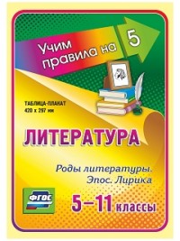 Литература. Роды литературы. Эпос. Лирика. 5-11 классы