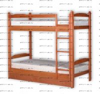 Кровать двухъярусная Антошка с ящиками
