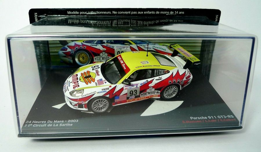 Porsche 911 GT3 RS 2003 Rallye 24 Heures du Mans (IXO-ALTAYA) 1/43