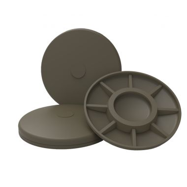 Крышка колодца коричневая