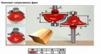 Комплект сопрягаемых фрез. Код: 0601.