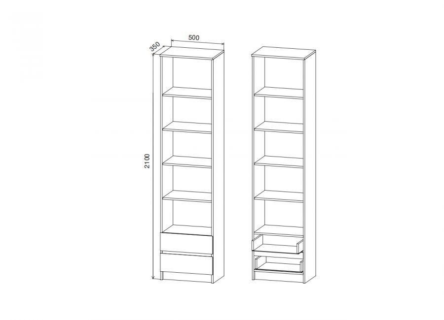 Марли Стеллаж МС 500.1