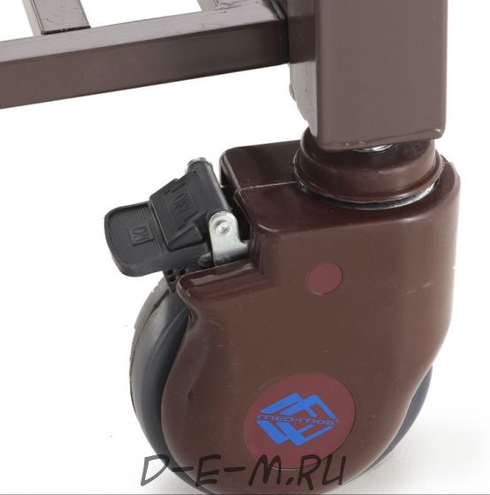 Кровать механическая Med-Mos Е-8 (MM-2024Н-02) (2 функции) ЛДСП с полкой и обеденным столиком