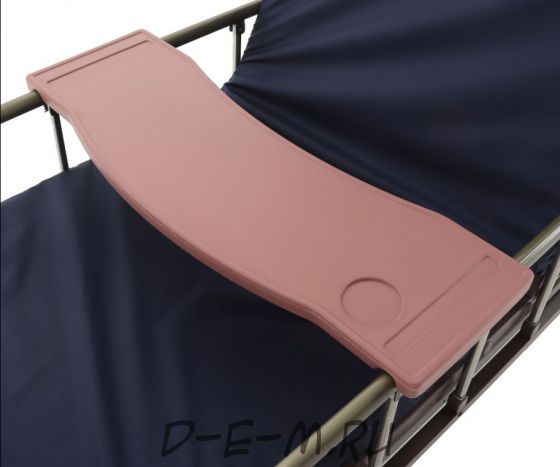 Кровать механическая Med-Mos Е-8 (MM-2024Н-02) (2 функции) ЛДСП с полкой и обеденным столиком