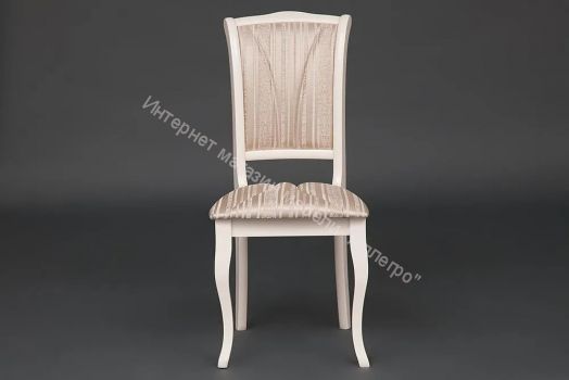 Стул Opera Ivory White - Бежевый - рисунок Золотистый (Op-sc)