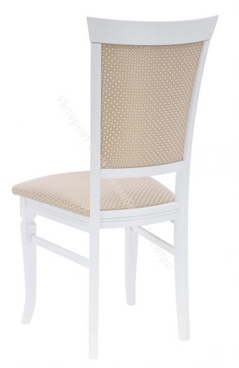 Стул Leset Монтана Белый 9003/жаккард Антина ваниль Ж4.07