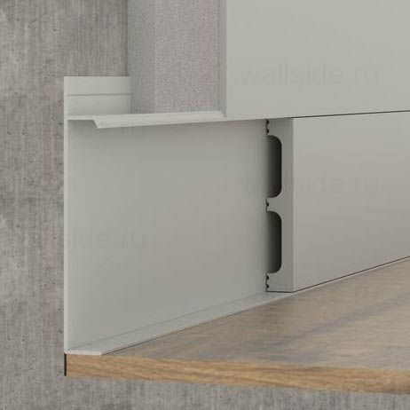 Скрытый плинтус Pro Design 235 Universal анодированный